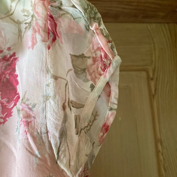 Chiffon blouse, romantic, elegant. Floral - Picture 5 of 6